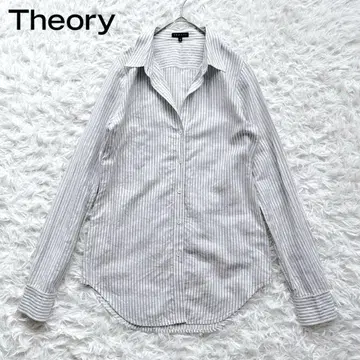 theory 띠어리 긴팔 블라우스 셔츠 스트라이프