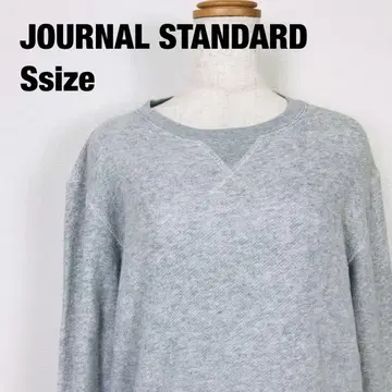 JOURNAL STANDARD 긴팔 맨투맨 그레이 면100% C5
