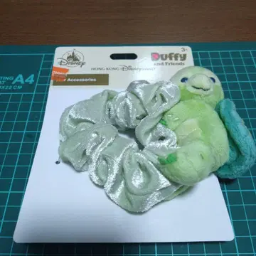 홍콩 디즈니랜드 올멜 스크런치 머리끈 봉제 인형 액세서리