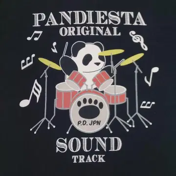 PANDIESTA 팬디에스타 티셔츠 드럼 오리지널 사운드트랙
