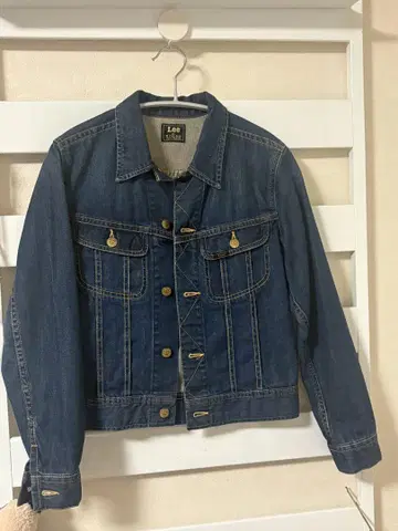 Lee 데님 재킷 사이즈 38 다크 블루