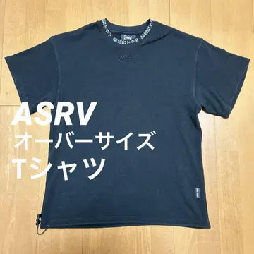 ASRV 레터링 로고 스트레치 T셔츠