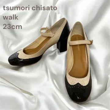 [새상품급] tsumori chisato walk 펌프스 스트랩 23cm