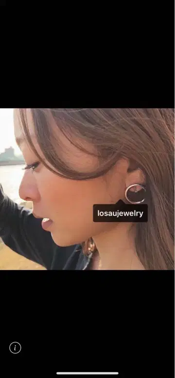 losaujewelry 후프 귀걸이 중형