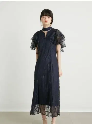 릴리 브라운 차이나 레이스 원피스