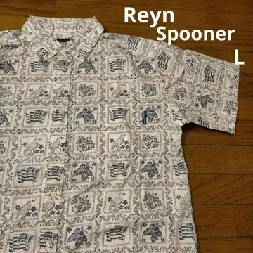 REYN SPOONER 레인스푸너 아로하 셔츠 코튼 버튼다운