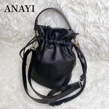 새상품급 ANAYI 아나이 2way 숄더백 핸드백 복조리 블랙