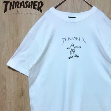 슬래셔 중고 티셔츠 마크 곤살레스 스케이트보드 흰색 L