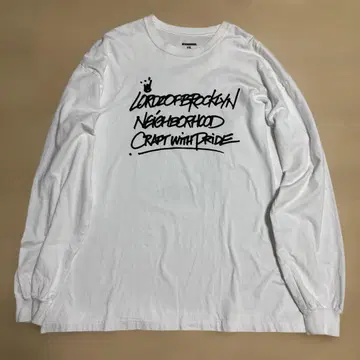 NEIGHBORHOOD. 롱슬리브 티셔츠 XXL (3L) 화이트