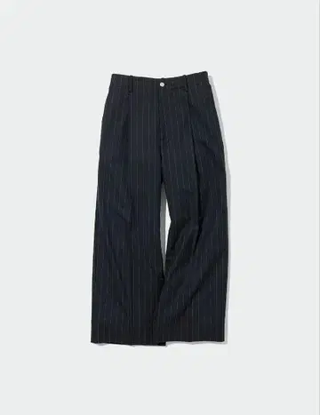 GU x beautiful people 턱 와이드 팬츠 Navy