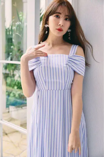 Multi-WayBackRibbonStripeDress M