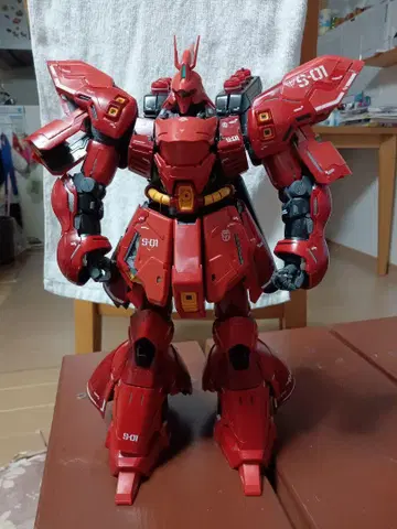 건담 프라모델 mg 사자비 ver.ka