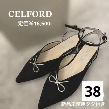 셀포드 셀포드 펌프스 리본 24.5cm 한국 신품 미사용품