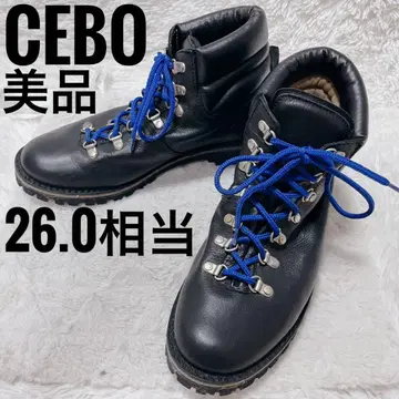 CEBO 하이컷 마운틴 부츠 26.0cm 상당 블랙 천연 가죽
