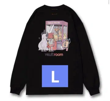 VR x LAPKARU L/S TEE / BLACK L vaultroom