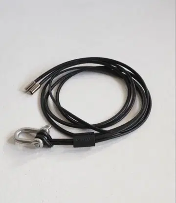 ancellm LEATHER ROPE BELT (BLACK) 가죽