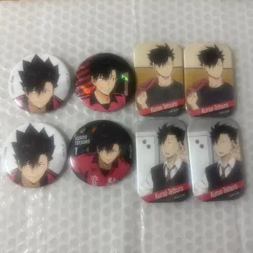 하이큐!! 쿠로오 테츠로 캔뱃지 8개 세트