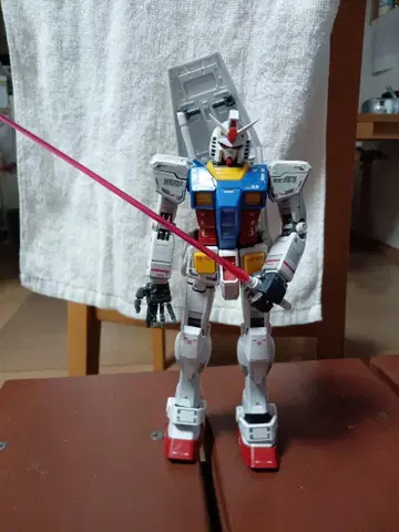 건담 프라모델 mg 완성품 건담 rx-78