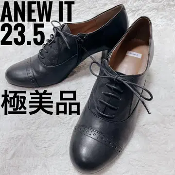 Anew IT 블랙 레이스업 슈즈 23.5cm