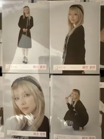 사쿠라사카 46 후지요시 카린 클래식 코디 생사진 세트
