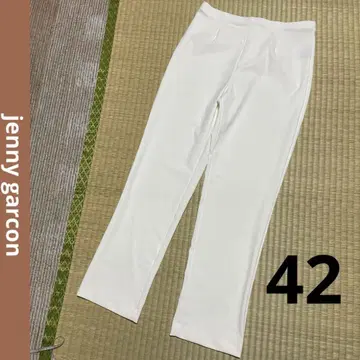 제니 가르콘 스트레치 스키니 화이트 팬츠 레깅스 팬츠 42 봄여름