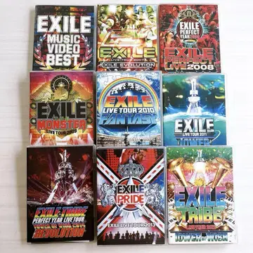 EXILE LIVE TOUR & music video 8개 세트 DVD