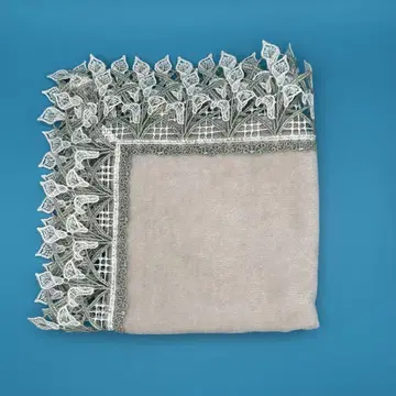근자 레이스 손수건 컬러 리리 한정 색상 그레이