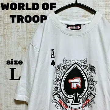 [구하기 어려움] WORLD OF TROOP 스페이드 A 남성용 셔츠