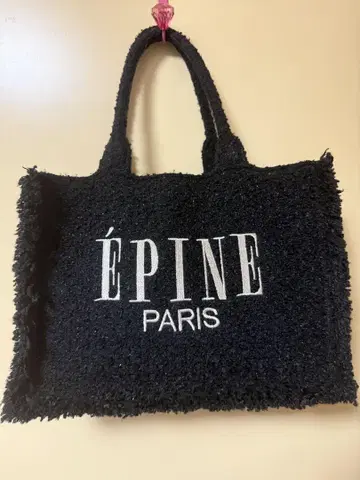 epine 토트백 트위드 블랙