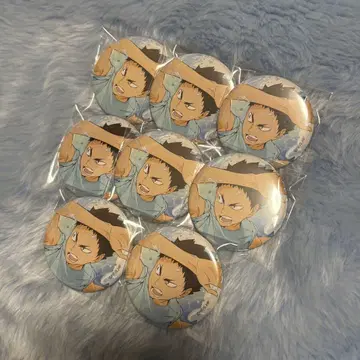 하이큐 물놀이 캔 배지 이와이즈미 이치