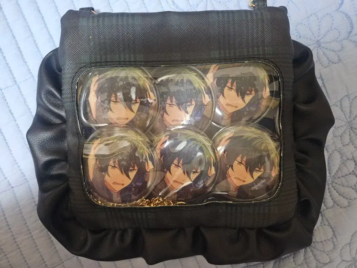 WEGO Mini Itabag Check Green Ensemble Stars Kagehira Mika Badge