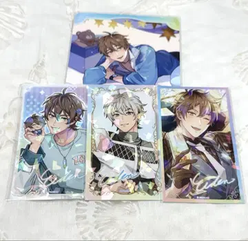 NU: 카니발 이케부쿠로 GiGO 한정 코스터 에이트 반짝반짝 카드 3장