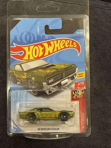 hot wheels 68 MERCURY COUGAR HW FLAMES
