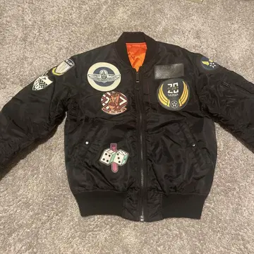 MA-1 비행 점퍼 블랙