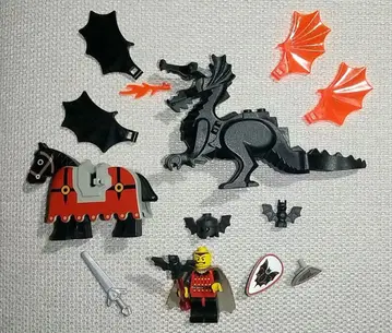 올드 LEGO 박쥐 남작 등 피규어 소품 세트