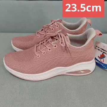 23.5cm 여성용 신제품 초고탄성 에어 메쉬 스니커즈 핑크