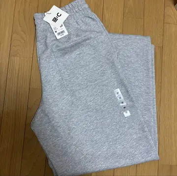 유니클로 C 그레이 스웨트 팬츠