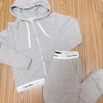 Calvin Klein 맨투맨 집업 후드티 상하의 셋업