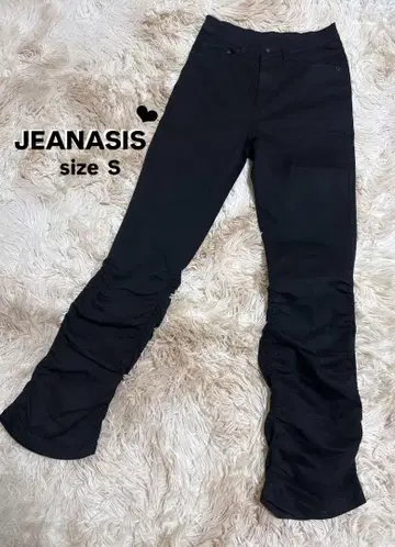 JEANASIS 블랙 데님 S