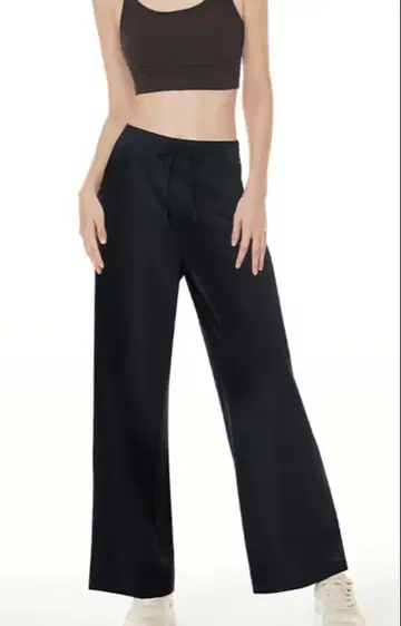 안다르 에어스트 와이드 팬츠 블랙 XL