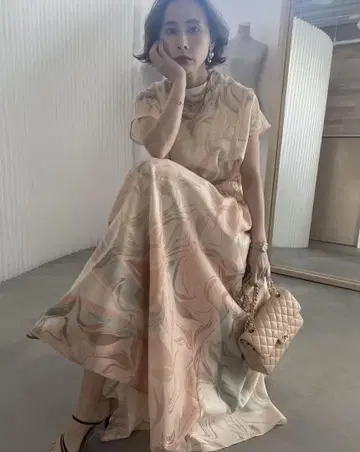 Ameri Vintage 마블 패턴 셋업
