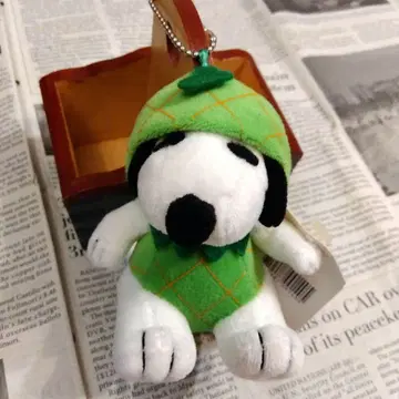 SNOOPY PEANUTS 마스코트 볼체인 미사용 새상품 11cm