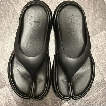 paes 리커버리 샌들 블랙