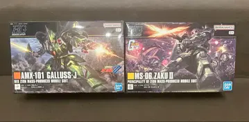 HG MS-06 자쿠II x 1체+AMX-101 갈루스-J x 1체