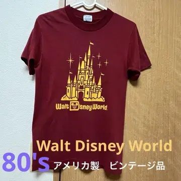 80년대 Walt Disney World 티셔츠 빈티지 미국제