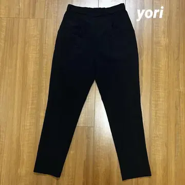 yori Yori YR2022-095AW-12 더블 크로스 팬츠
