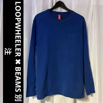 LOOPWHEELER x BEAMS 별주 롱 슬리브 티셔츠 루프휠러