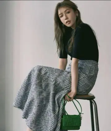 JUSGLITTY 미카 씨 콜라보 도킹 원피스