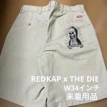 레드캡 THE DIE 하프 팬츠 W34인치 새상품급 미착용품