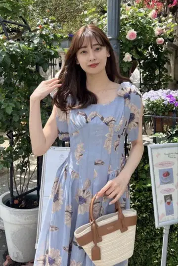herlipto 원피스 해바라기 하늘 해바라기 원피스